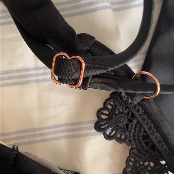 Kendall & Kylie lace trim triangle bikini top - Picture 4 of 4